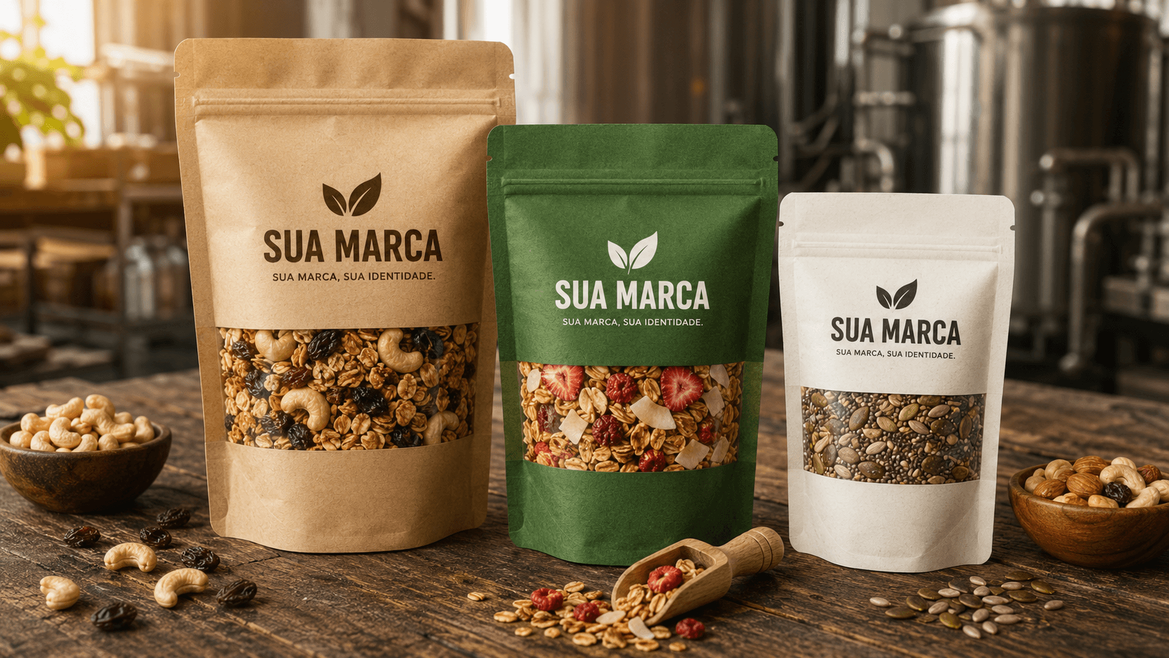 Linha de marca própria Nativa Alimentos