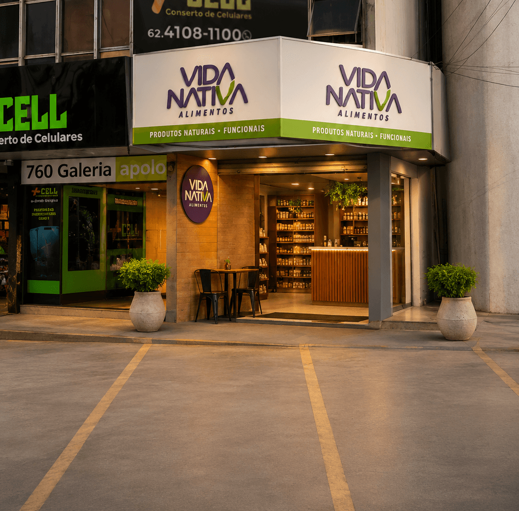 Fachada da loja Vida Nativa, Setor Marista, Goiânia